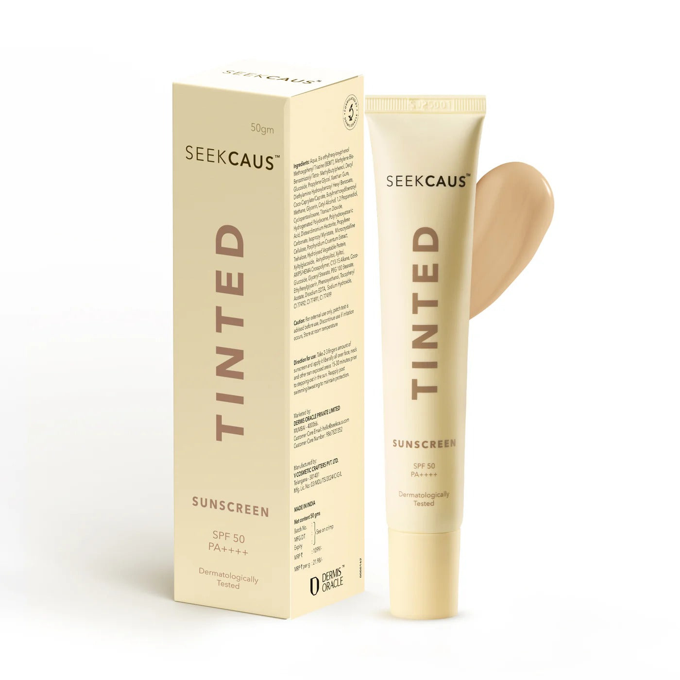 Seekcaus Silicone Sunscreen Gel SPF 50 PA++++