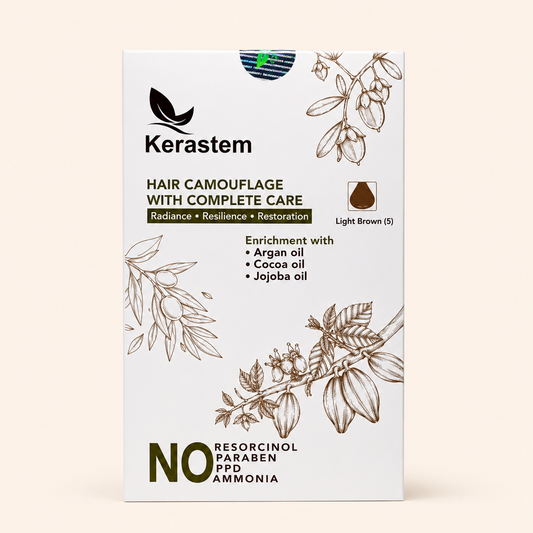 KERASTEM HAIR COLOUR LIGHT BROWN  (100ML)