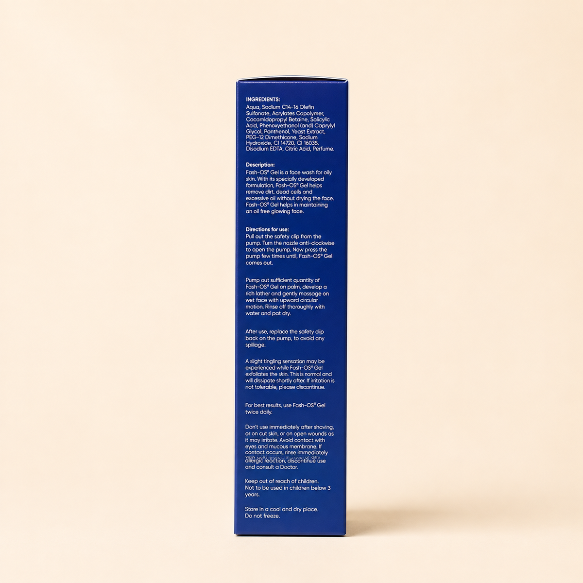FASH-OS GEL FACE WASH FOR OILY SKIN  (100ML)