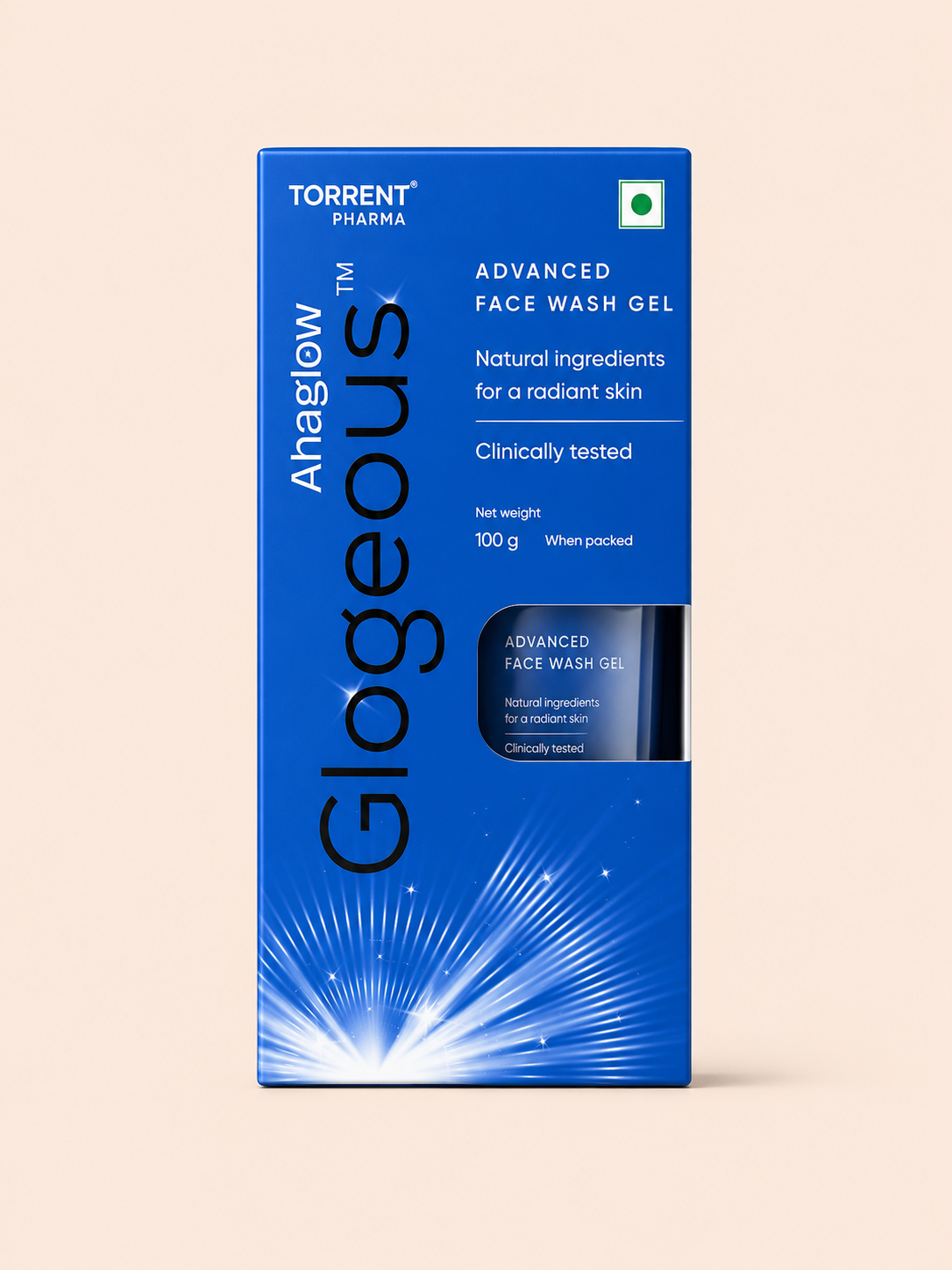 GLOGEOUS ADVANCED FACE WASH GEL  (100GM)