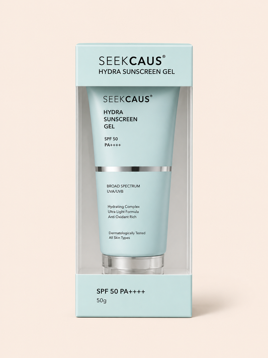 SEEKCAUS HYDRA SUNSCREEN GEL SPF 50 PA++++ (50GM)